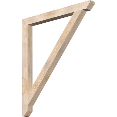 Traditional Slat Smooth Bracket, Douglas Fir, 3 1/2W X 42D X 48H